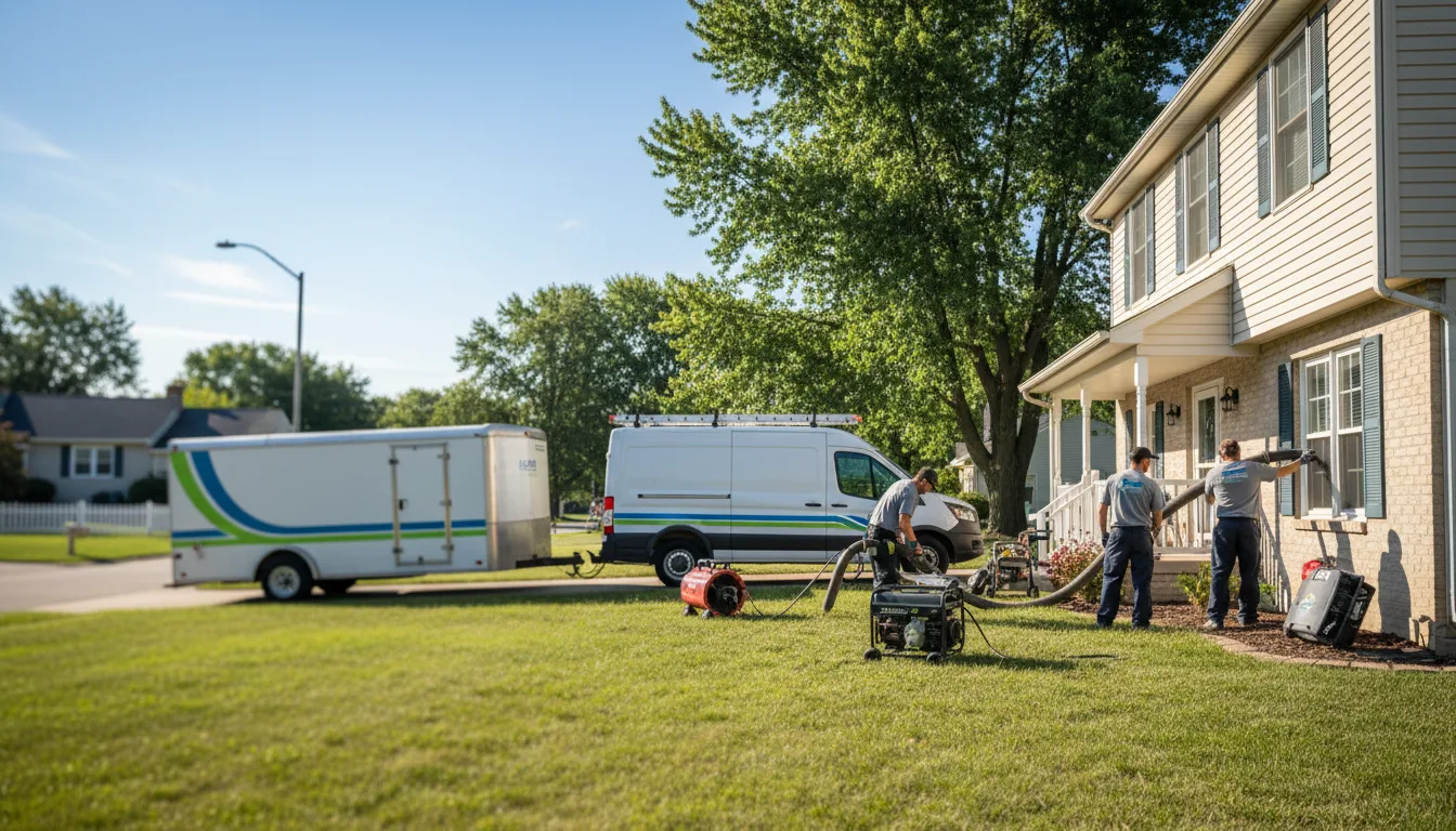 Flooded Basement Restoration And Cleanup With Repair in Kiowa, KS near me